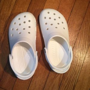 White Crocs